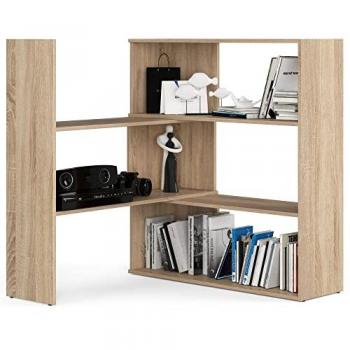 Estantería Twist AKORD, 3 estantes, 173,6x30x109,3 cm, Color Roble Sonoma