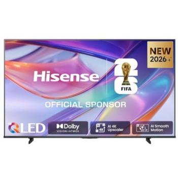 Televisor Hisense 85E7S 85 QLED 4K Ultra HD Smart TV con Dolby Vision, Escalador IA 4K, Modo Juego Plus y HDR10+