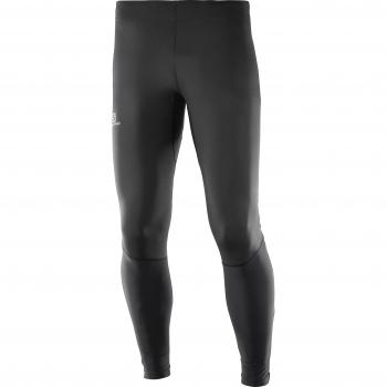 Salomon Agile Long Tight - Mallas de hombre con AdvancedSkin ActiveDry y 4-Way Stretch para running Hombre, Negro