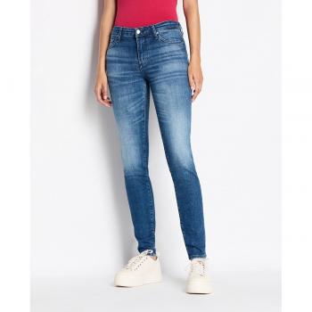 Armani Exchange Women's Super Skinny Push-Up Jeans - Blue, Size W28