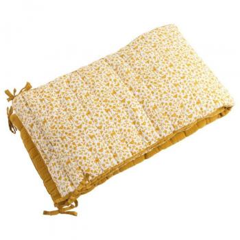 Tour de Lit Bebé en Algodón Amarillo Topacio - SAUTHON Promenons-nous - 19x40x190 cm