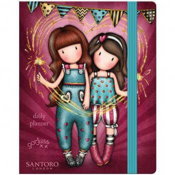 Agenda Diaria con Elástico Gorjuss™ Fairground 'Fireworks'