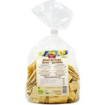 MINI CRACKERS DE TRIGO con romero 250gr. BIO