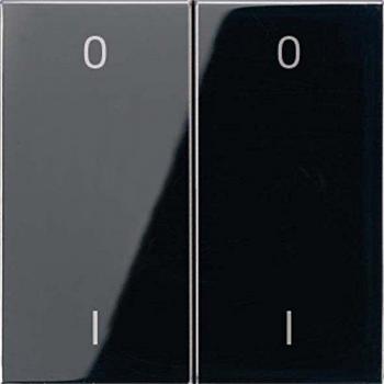 Pulsador 4 Canales para EnOcean con Símbolo O-I Negro JUNG 0712151434