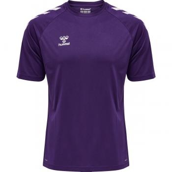 Hummel Core Poly T-shirt Acai / White 2XL male