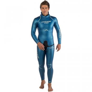 Cressi Free Traje, Hombres, Azul, M/3