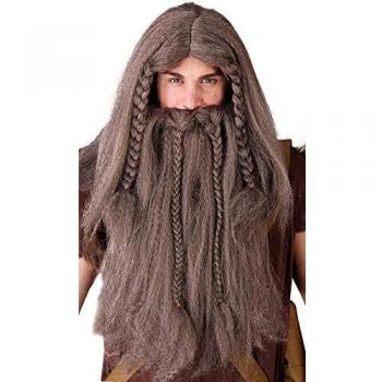 Peluca y Barba Vikingo