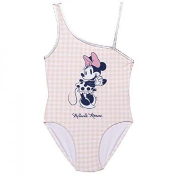 Bañador Minnie Mouse Rosa para Niña - Talla 6 Años - Tejido de Secado Rápido - Estampado Original