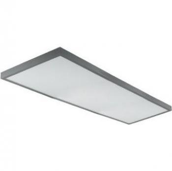 Panel LED Aluminium 119,8x4,5cm con difusor acrílico gris