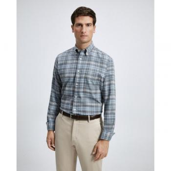 Camisa sport cuadros de invierno Classic Fit de hombre Emidio Tucci