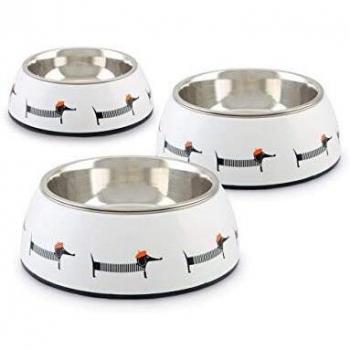 Beeztees K&Bz Bz Pl Dog Bowl Woby White 22 700 g