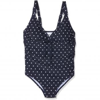 MAMALICIOUS Mlrussel Swimsuit-Nf, Traje de Baño Premamá para Mujer, Azul