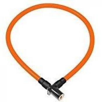 Onguard CANDADO Espiral Neon Light 120cm x 8mm NEG Bloqueo de Seguridad, Adultos Unisex, Multicolor