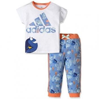 adidas Línea Disney - Chándal para niños de 3-4 años, color blanco