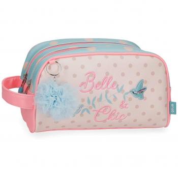 Enso Belle and Chic Neceser Dos Compartimentos Adaptable Multicolor 26x16x11 cms PVC