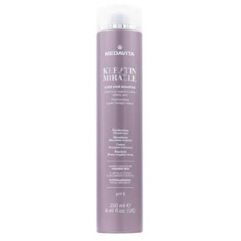 Medavita Keratin Miracle Sleek Hair Smoothing Shampoo 250ml - Ultra Silky Anti-Frizz Formula