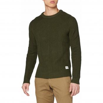 JACK & JONES Jcoharvard Crew Neck suéter, Verde