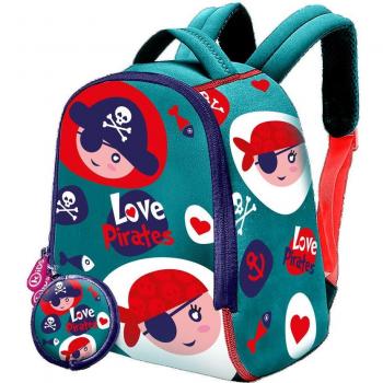 Mochila Neopreno Love Piratas