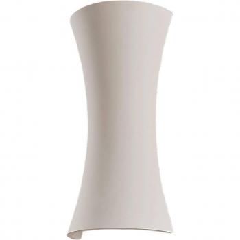 Aplique de escayola Edon blanco de Lindby, lámpara de pared moderna (2 llamas, E14) hecha de cerámica, arcilla y yeso para dormitorio