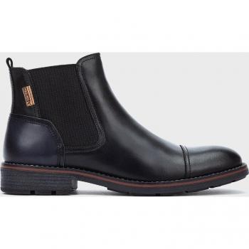Pikolinos Botines de hombre de piel con plantilla acolchada y extraíble YORK M2M-8022C1 Negro