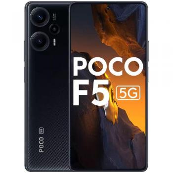 POCO F5 5G 12GB+256GB Black - Snapdragon 7 + Gen 2 Octa-Core, Triple Camera 64MP with OIS, AMOLED DotDisplay 120Hz, Turbo Charging 67W,