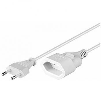 Cable de extensión de alimentación CEE 7/16 - Blanco
