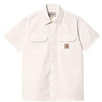 Camisa de Hombre Carhartt WIP S/S Master Wax Crema M