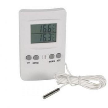 Termómetro Digital Interior y Exterior Velleman TA20 Ambiental Electrónico Blanco