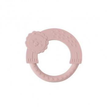 Mordedor de Silicona Rosa Maquillaje para bebé León Interbaby