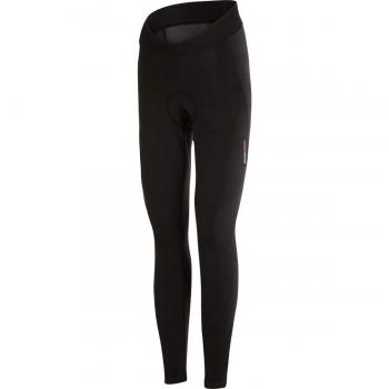 Pantalones de Ciclismo Castelli Meno Wind para Mujer, Color Negro, Talla L