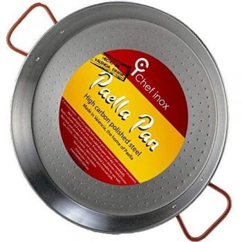 LA IDEAL - Paellera valenciana para 4 personas, 30 cm, Gris