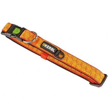 Collar Reflectante para Perros Kerbl Negro-Naranja, 15 mm/30-45 cm