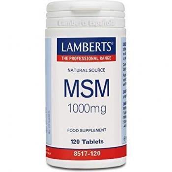 Lamberts MSM 1000 mg – 120 Tabletas