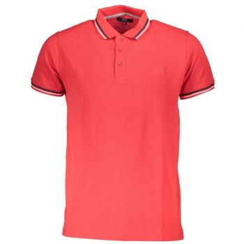Cavalli Class Red Cotton Polo Shirt - XXL