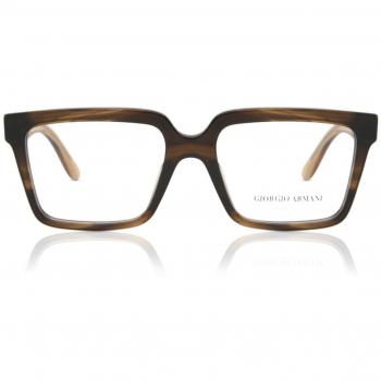 Giorgio Armani AR7230U 5958 Men's Eyeglasses Brown Size 53 - Frame Only - Blue Light Block Available