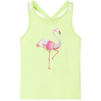 Camiseta de tirantes infantil amarillo neón 92