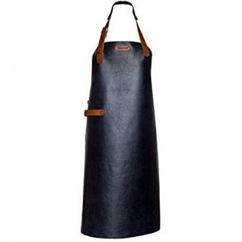 Delantal de cuero (BBQ) New York (M, Marina)