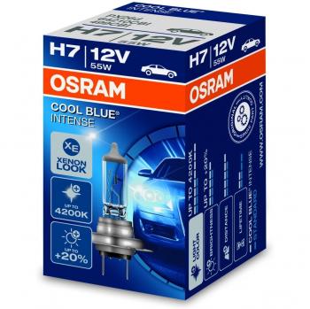 Osram 64210CBI-HCB de 12 V Lámpara para Faros Halógena,Cool Blue Intense Caja H7
