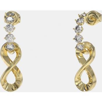 Guess - Pendientes de aro Endless Dream de acero inoxidable y cristales brillantes