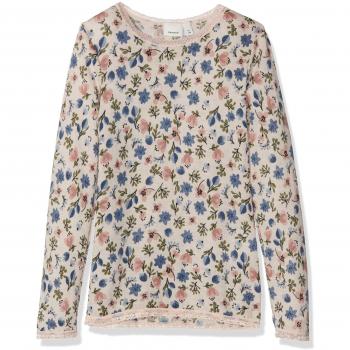 NAME IT Nkfwang Wool Needle LS Top Noos, Camisa Manga Larga para Niñas, Rosa