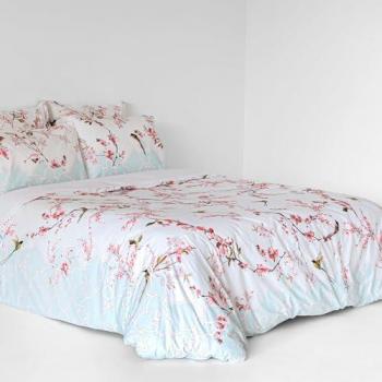 Funda Nórdica Sakura Multicolor 240 x 220 cm, 100% algodón, calidad de 200 (cama 150/160)