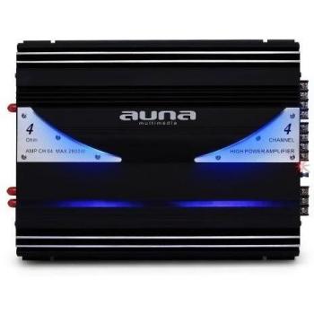 Auna AMP-CH04 Amplificador Coche Sonido HIFI Negro