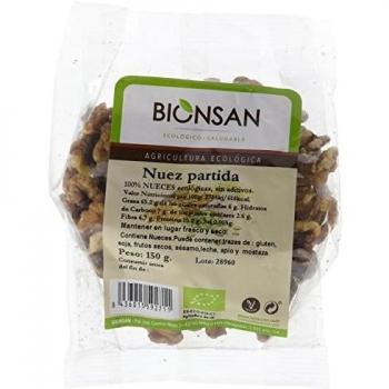 Bionsan Nueces a Mitades Ecológicas - 3 Bolsas de 150 gr - Total: 450 gr
