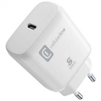 Cargador de Viaje USB-C 25W Rápido Blanco