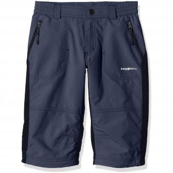 Trango Nagga - Pantalón Pirata para niños, Color Azul Pizarra/Negro, Talla 10