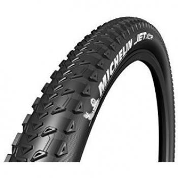Michelin Neumático Jet XCR de Bicicleta Unisex de Adulto, Negro