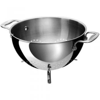 Beka Colador Modelo Chef De 22 Cm. En Acero Inoxidable