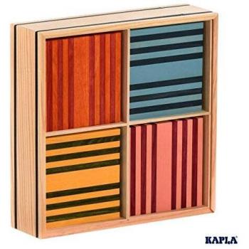 Estuche Octocolor KAPLA® - Juego de construcción de 100 piezas de madera en colores octocolor