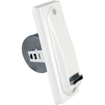 Recogedor de Persiana Compacto para Empotrar en Plástico Blanco con Sistema de Freno Modelo 169