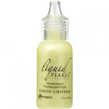 Ranger Liquid Pearls Dimensional Pearlescent Paint .5oz-Lemon Chiffon